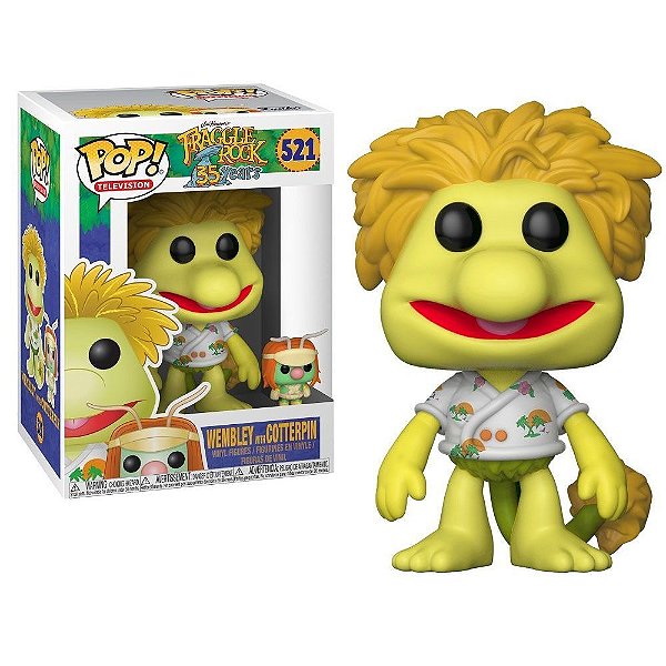 Funko Pop Fraggle Rock Wembley Cotterpin #521 Pop! TV Vinyl 9,5 cm Colecionável