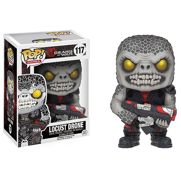 Funko Pop Gears of War Locust Drone #117 Pop! Games Vinyl 9,5 cm Colecionável