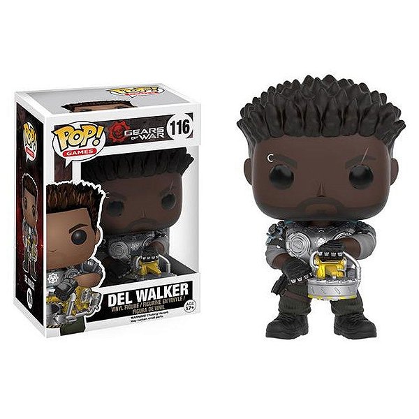 Funko Pop Gears of War Del Walker #116 Pop! Games Vinyl 9,5 cm Colecionável