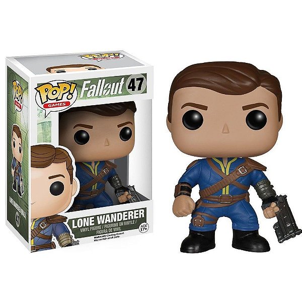 Funko Pop Fallout Lone Wanderer #47 Pop! Games Vinyl 9,5 cm Colecionável