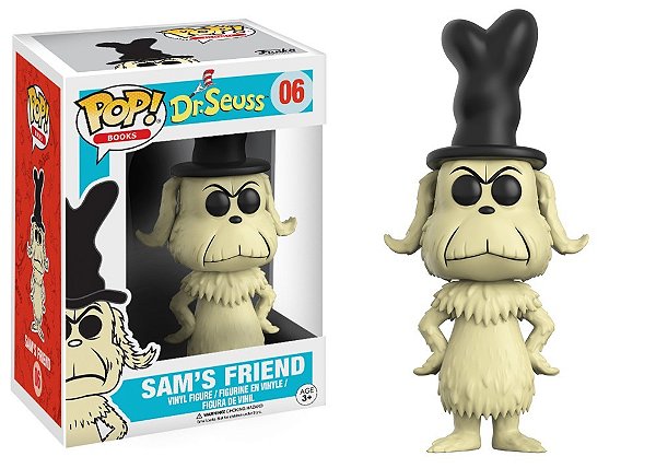 Funko Pop Dr.Seuss Sams Friend 06 #? Pop! TV Vinyl 9,5 cm Colecionável