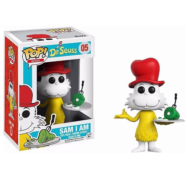 Funko Pop Dr.Seuss Sam I Am #05 Pop! TV Vinyl 9,5 cm Colecionável