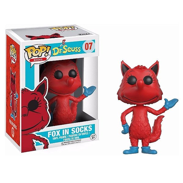 Funko Pop Dr.Seuss Fox In Socks #07 Pop! TV Vinyl 9,5 cm Colecionável