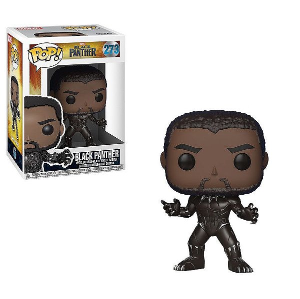 Funko Pop Black Phanter Black Panther #273 Pop! TV Vinyl 9,5 cm Colecionável