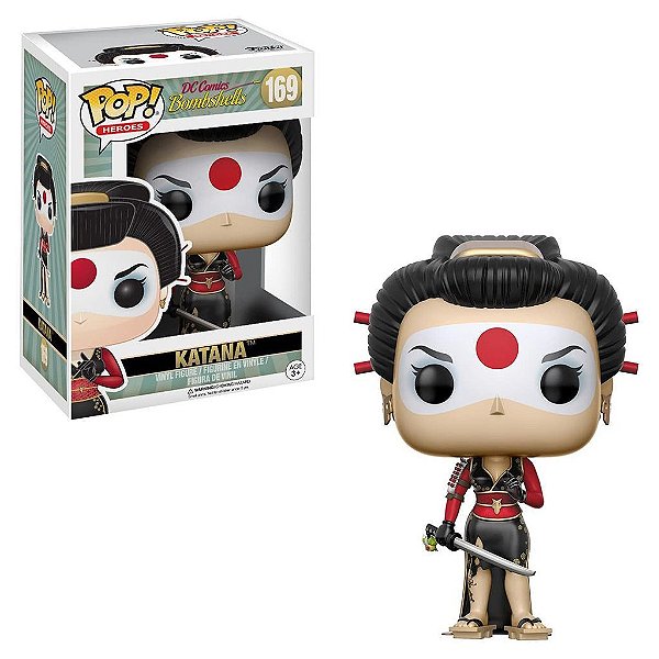 Funko Pop Bombshells Katana #169 Pop! TV Vinyl 9,5 cm Colecionável