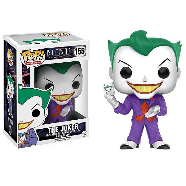 Funko Pop Batman Btas The Joker #155 Pop! Heroes Vinyl 9,5 cm Colecionável