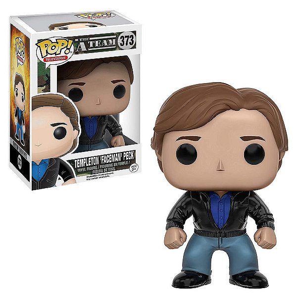 Funko Pop A-Team Faceman Peck #373 Pop! TV Vinyl 9,5 cm Colecionável