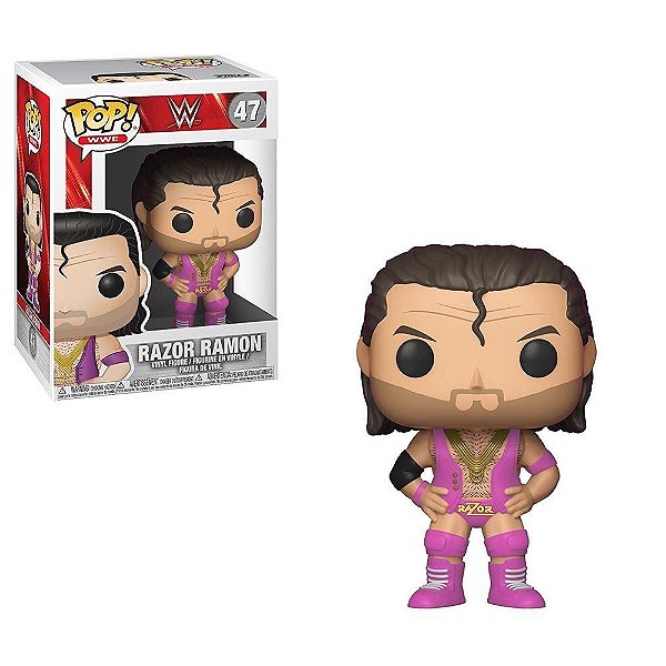 Funko Pop WWE Razor Ramon #47 Pop! WWE Vinyl 9,5 cm Colecionável