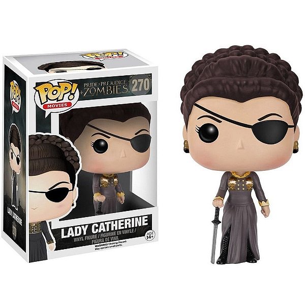 Funko Pop Zombies Lady Catherine #270 Pop! TV Vinyl 9,5 cm Colecionável