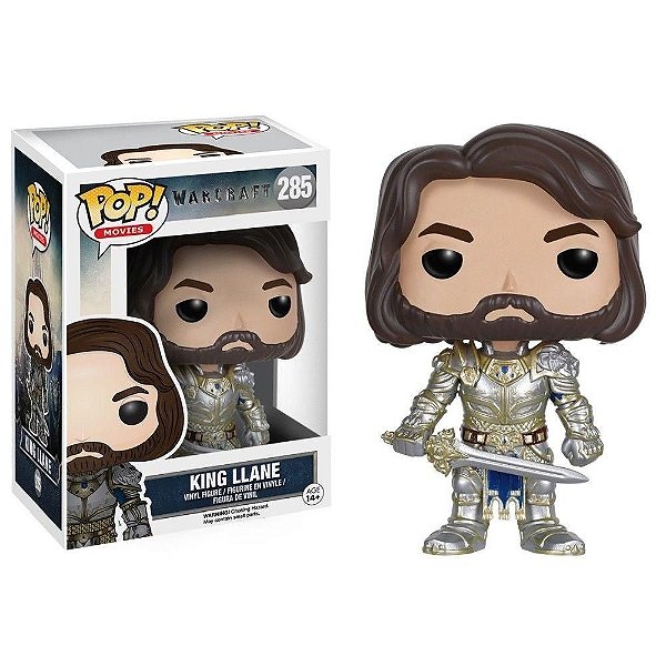 Funko Pop Warcraft King Lane #285 Pop! TV Vinyl 9,5 cm Colecionável