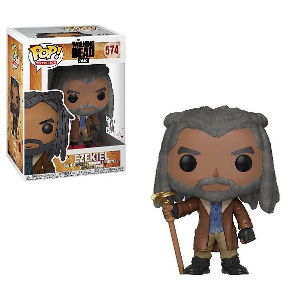 Funko Pop The Walking Dead Dead Ezekiel #574 Pop! TV Vinyl 9,5 cm Colecionável
