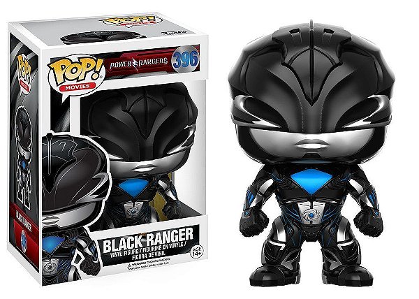 Funko Pop Power Rangers Black Movie #396 Pop! TV Vinyl 9,5 cm Colecionável