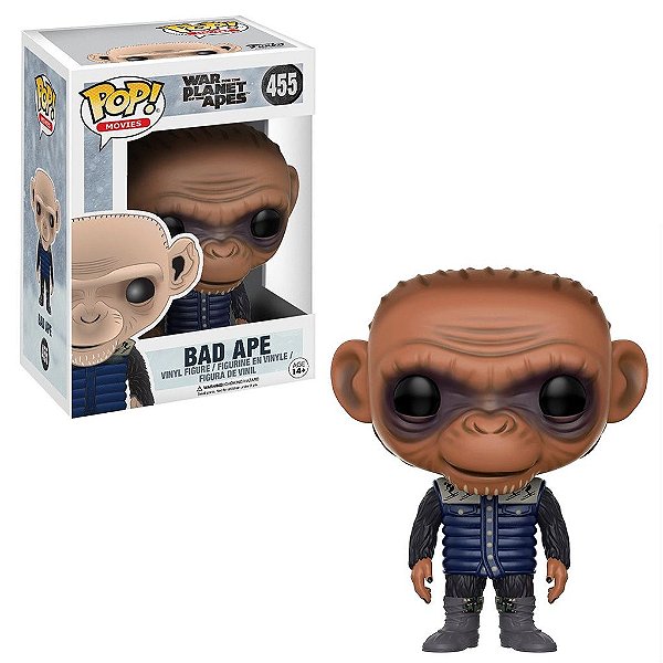 Funko Pop Planet Apes Bad Ape #455 Pop! TV Vinyl 9,5 cm Colecionável