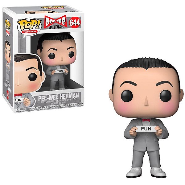 Funko Pop Pee-Wee Playhouse Pee-wee Herman #644 Pop! TV Vinyl 9,5 cm Colecionável