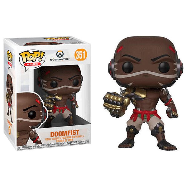 Funko Pop Overwatch Doomfist #351 Pop! Games Vinyl 9,5 cm Colecionável
