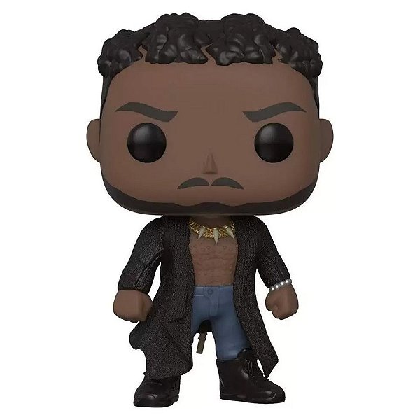Funko Pop Black Phanter Black Erik Killmonger #386 Pop! TV Vinyl 9,5 cm Colecionável