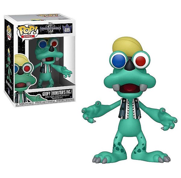 Funko Pop Kingdom Hearts 3 Goofy Monsters Inc #409 Pop! TV Vinyl 9,5 cm Colecionável