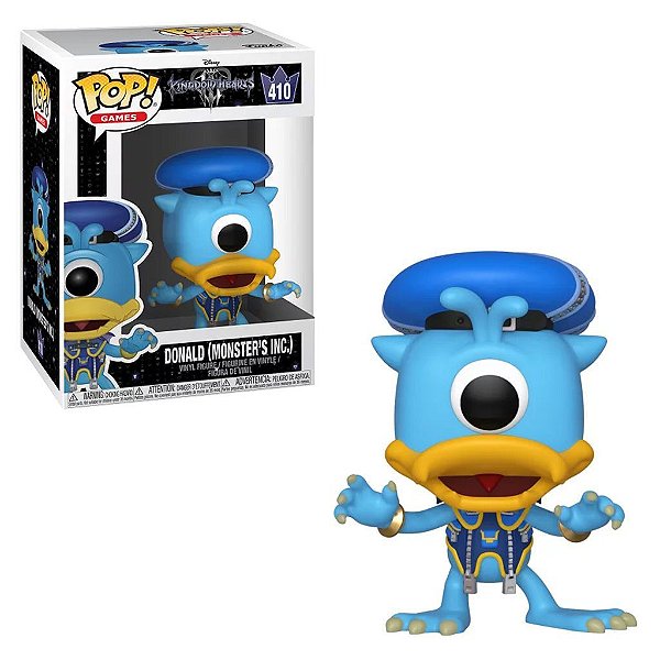Funko Pop Kingdom Hearts 3 Donald Monsters Inc #410 Pop! Tv Vinyl 9,5 Cm Colecionável Vinil 9,5 c...