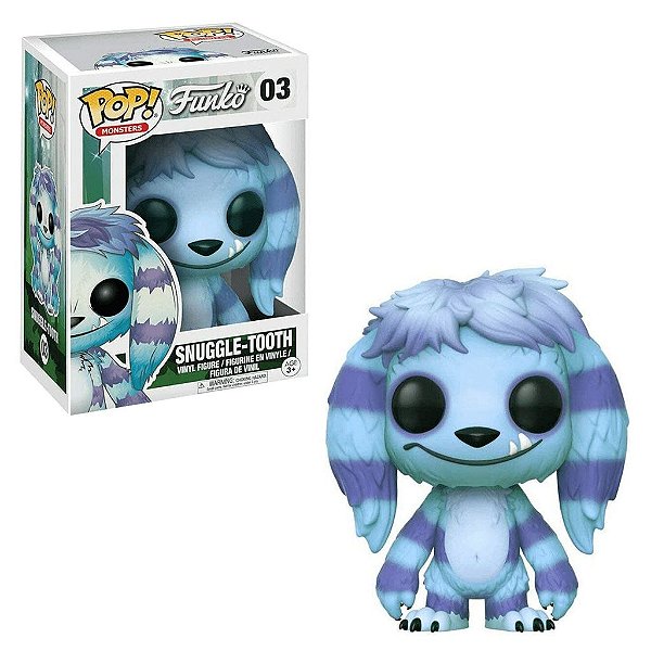 Funko Pop Funko Monsters Snuggle-Tooth #03 Pop! Tv Vinyl 9,5 Cm Colecionável Vinil 9,5 cm Oficial...
