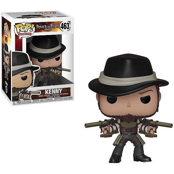 Funko Pop Attack on Titan Titan Kenny #463 Pop! Animation Vinyl 9,5 cm Colecionável