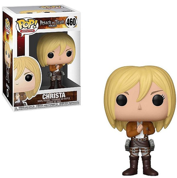 Funko Pop Attack on Titan Titan Christa #460 Pop! Animation Vinyl 9,5 cm Colecionável