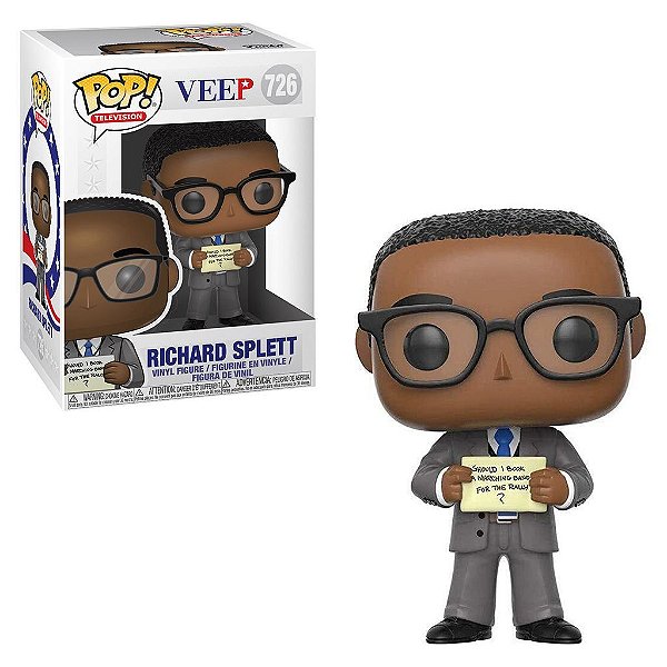 Funko Pop Veep Richard Splett #726 Pop! TV Vinyl 9,5 cm Colecionável