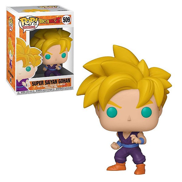 Funko Pop Dragon Ball Super Saiyan Gohan #509 Pop! Animation Vinyl 9,5 cm Colecionável