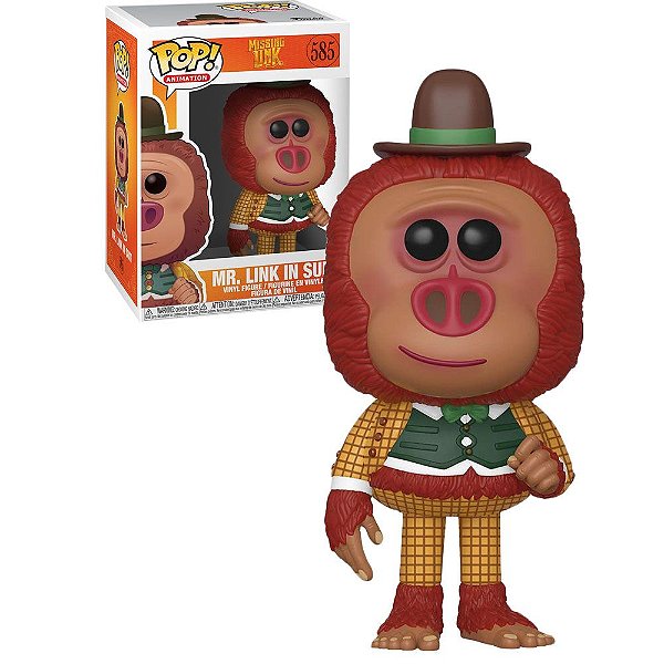 Funko Pop Missing Link In Suit #585 Pop! Movies Vinyl 9,5 cm Colecionável