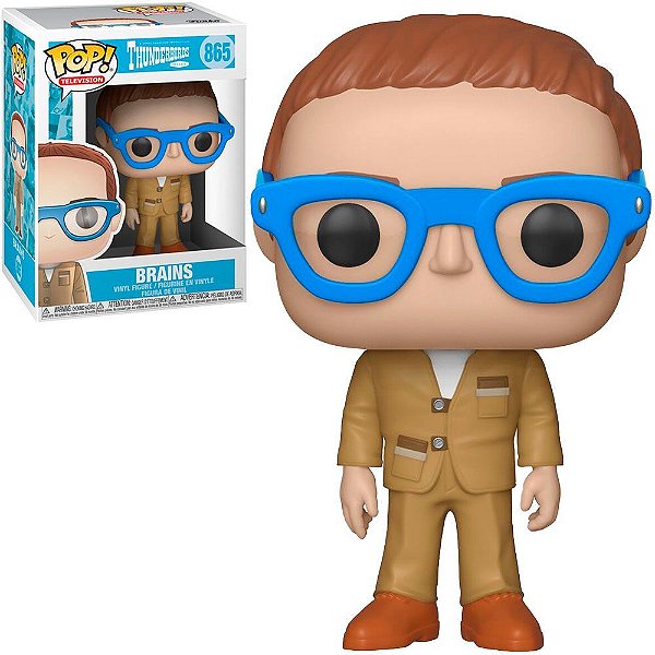 Funko Pop Thunderbirds Brains #865 Pop! TV Vinyl 9,5 cm Colecionável