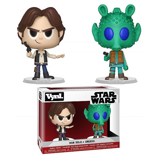 Funko Vynl Star Wars Han Solo + Greedo 2Pack 2-Pack Edição Vinyl Oficial Funko 2-Pack Edição Viny...
