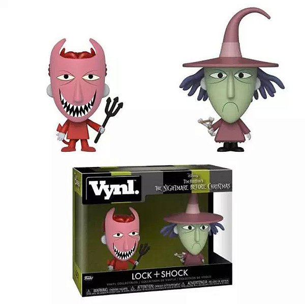 Funko Vynl Disney Nbc Lock + Shock 2Pack 2-Pack Edição Vinyl Oficial Funko 2-Pack Edição Vinyl Of...
