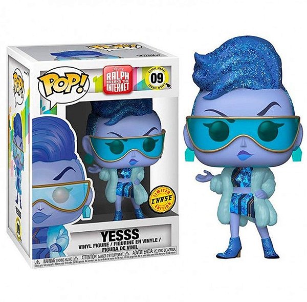 Funko Pop Chase Disney Wreck-It-Ralph 2 Yess #09 Variante Rara 1 Em 6 Vinil 9,5Cm Vinil 9,5 cm Of...
