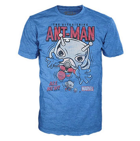 Camiseta Funko Tees Marvel Ant-Man Sm Tamanho SM Algodão Oficial Funko