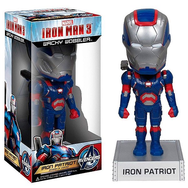 Funko Pop Funko Wacky Iron Man 3 Iron Patriot Vinil 9,5 Cm Oficial Funko Vinil 9,5 cm Oficial Funko