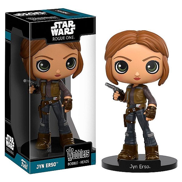 Funko Pop Funko Wacky Star Wars Rogue Jyn Erso #1382 Vinil 9,5 cm Oficial Funko