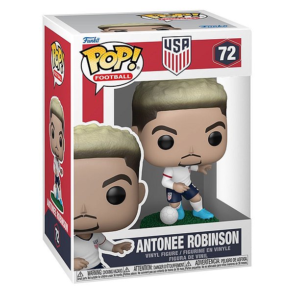 Funko Pop Football Usa Antonee Robinson #72 Vinil 9,5 cm Oficial Funko