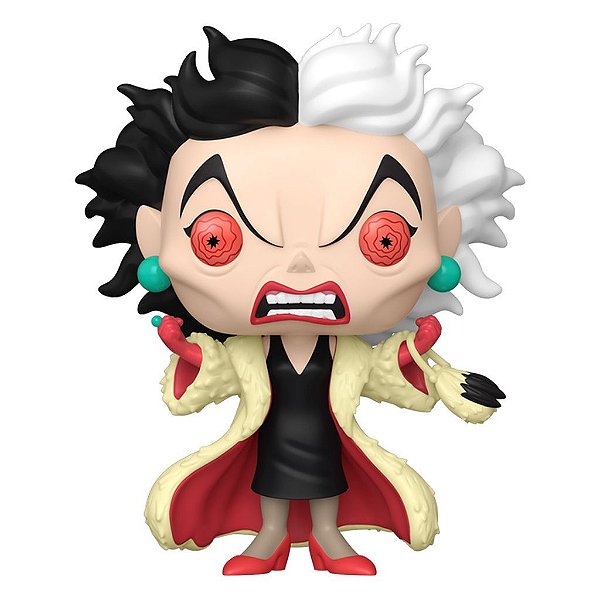 Funko Pop Chase Disney 101 Dalmates Cruella De Evil #1663 Variante Rara 1 Em 6 Vinil 9,5Cm Vinil ...