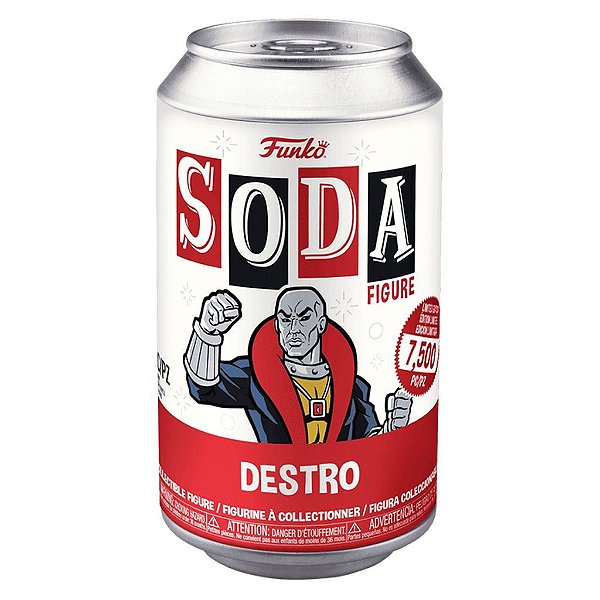 Funko Soda Funko Vinyl Soda Gi Joe Destro Standard #66005 Vinil 9,5 Cm Oficial Funko Vinil 10,2 c...