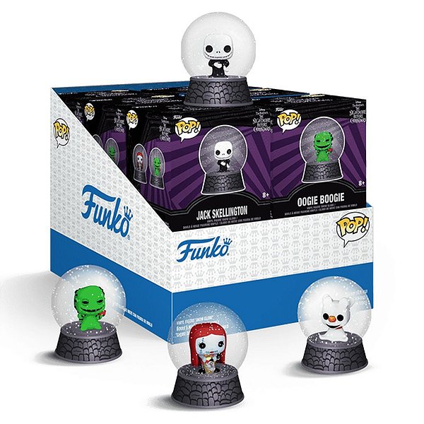 Funko Pop Funko Minis Snow Globes Tnbc Display C/12Pcs #85396 Vinil 9,5 cm Oficial Funko