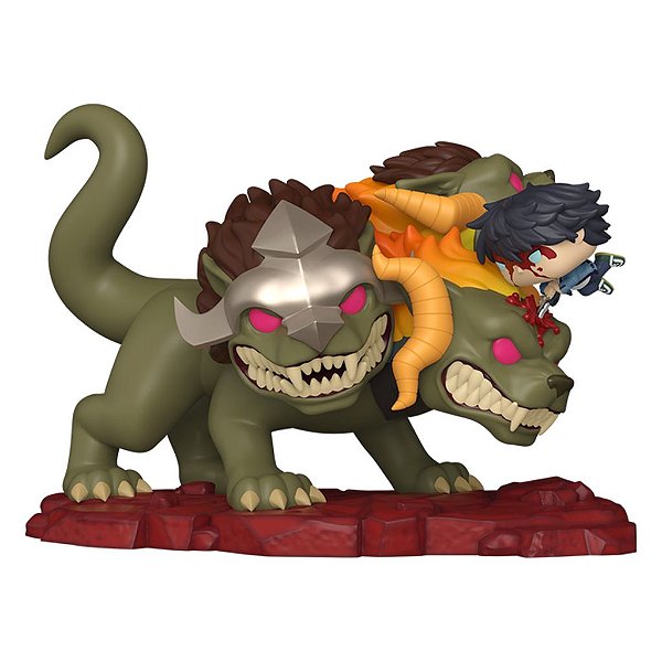 Funko Pop Deluxe Solo Leveling Deluxe Sung Jinwoo Vs.Cerberus #2272 Vinil 13 Cm Oficial Funko Vin...