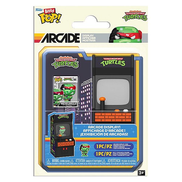 Funko Bitty Pop Turtle Arcade Turtles 2,5Cm Miniatura Oficial Funko 2,5cm Miniatura Oficial Funko