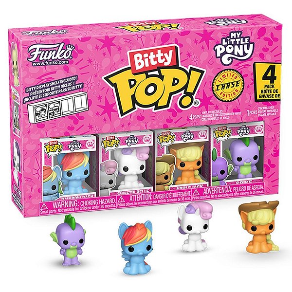 Funko Bitty Pop Mlp Rainbow Dash 4Pack 2,5Cm Miniatura Oficial Funko 2,5cm Miniatura Oficial Funko