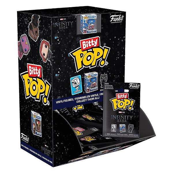 Funko Bitty Pop Mystery Marvel Infinity Saga 2,5cm Miniatura Oficial Funko