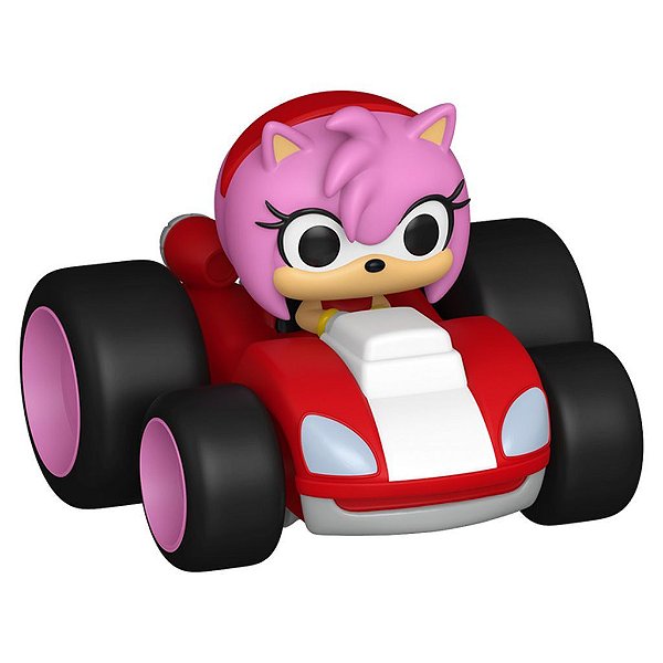 Action Figure Funko Funko Action Racers Sonic Amy Rose #86754 Vinil 9,5 Cm Oficial Funko PVC e AB...