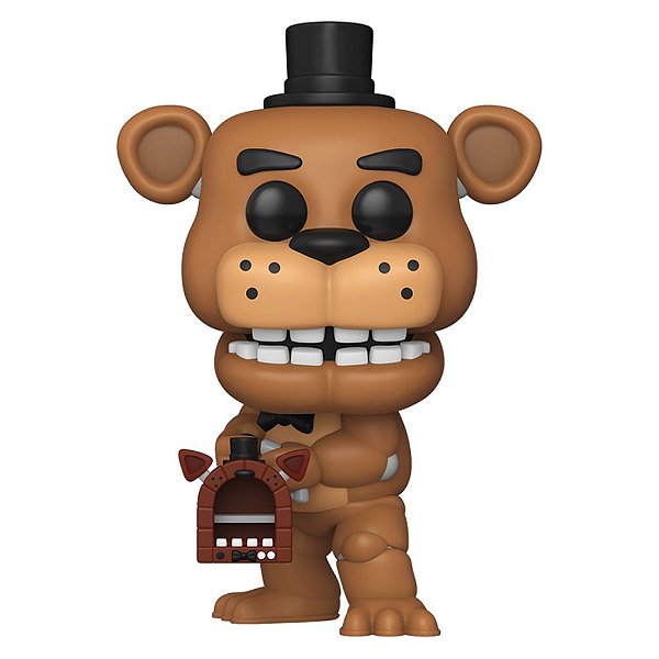 Funko Pop Funko Fusion Freddy Fazbear W/Pizza Launcher #1096 Vinil 9,5 Cm Oficial Funko Vinil 9,5...