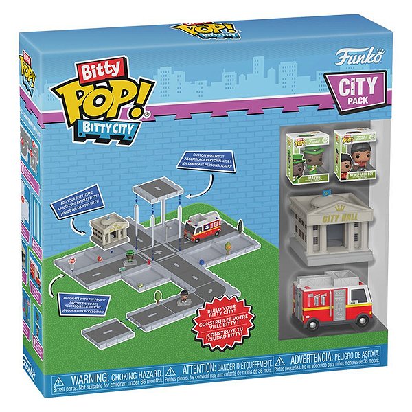 Funko Bitty Pop City Starter Set Pack 2,5Cm Miniatura Oficial Funko 2,5cm Miniatura Oficial Funko