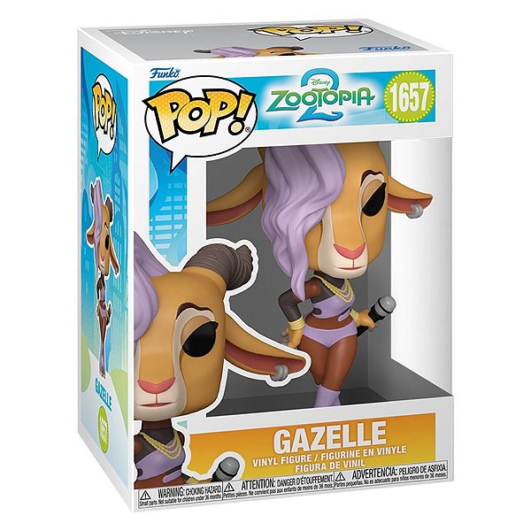 Funko Pop Disney Zootopia S2 Gazelle #1657 Vinil 9,5 cm Oficial Funko