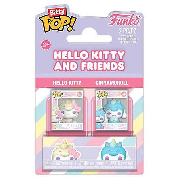 Funko Bitty Pop 2Pack Hello Kitty & Cinnamoroll 2,5Cm Miniatura Oficial Funko 2,5cm Miniatura Ofi...
