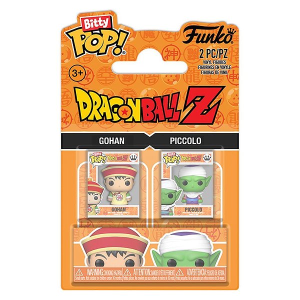 Funko Bitty Pop 2Pack Dragon Ball Z Gohan & Piccolo 2,5Cm Miniatura Oficial Funko 2,5cm Miniatura...