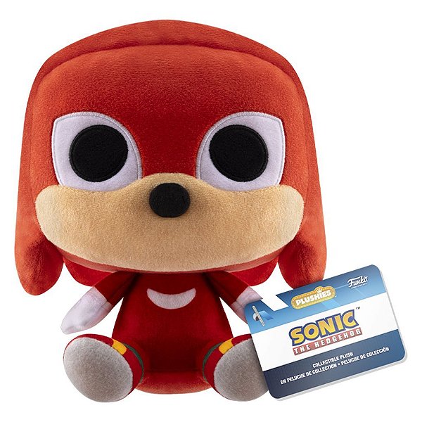 Pelúcia Funko Plush Pelúcia Funko Plush Sonic 7 Knuckles 18Cm Oficial Funko 18cm Oficial Funko